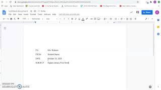 Docs Memo