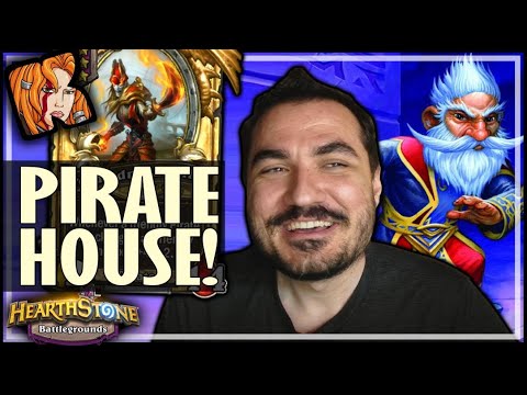 MEET PIRATE-HOUSE! - Hearthstone Battlegrounds