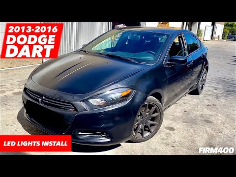 2013 - 2016 DODGE DART LED LIGHTS HEADLIGHT BULB INSTALLATION