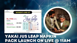 Accsys New Yakai Jus Leap Napkin Kit Delivery  Live Update on 29th Mar 2024 at 11AM