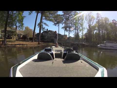 Catching early spring spawning bass