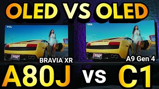 2021 Sony Bravia XR A80J vs LG C1 A9 Gen 4 Oled TV Comparison