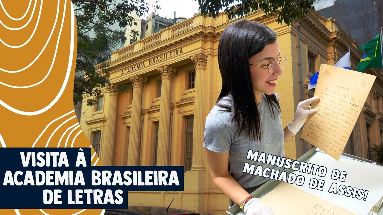 Visita à ACADEMIA BRASILEIRA DE LETRAS e MANUSCRITOS DE MACHADO DE ASSIS! 😱