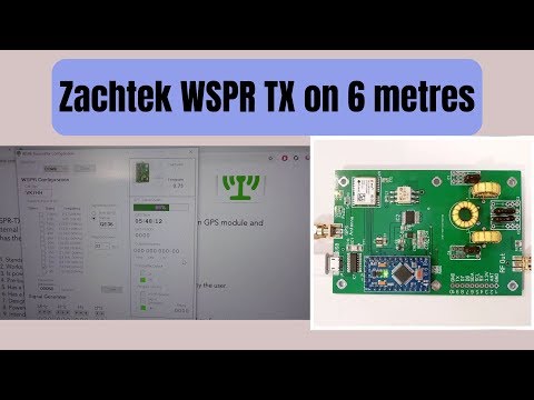 Zachtek Multiband WSPR transmitter on 50 MHz (6 metres)