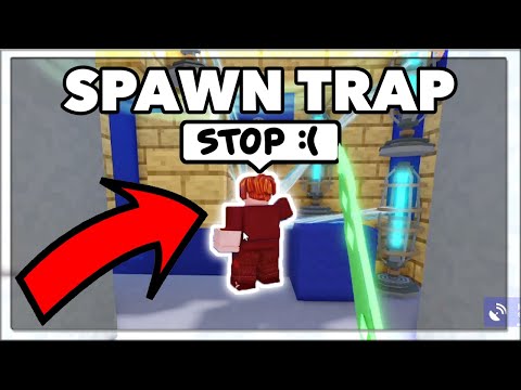 I had to Spawn Trap him to WIN... (BedWars)