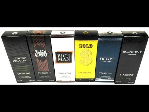 Perfumes Masculinos Starscent | Kit Promocional