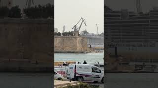 MSC SPLENDIDA - DRY DOCK - VALETTA, MALTA