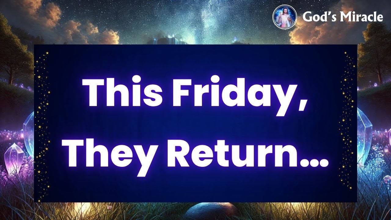 ⚠️🚪 Be Ready — This Friday Brings Someone Back Into Your Life For A Reason You Couldn’t Imagine… 🎯