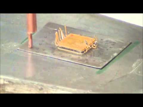 Welding a Strain Gauge to a Substrate