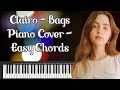 Clairo - Bags -  Piano Tutorial