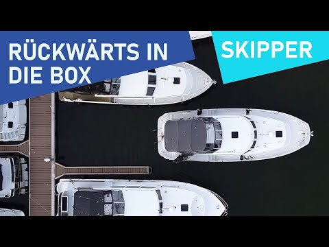Skippertipps 2024: Rückwärts in die Box (Hausboot oder Yacht sicher "einparken")