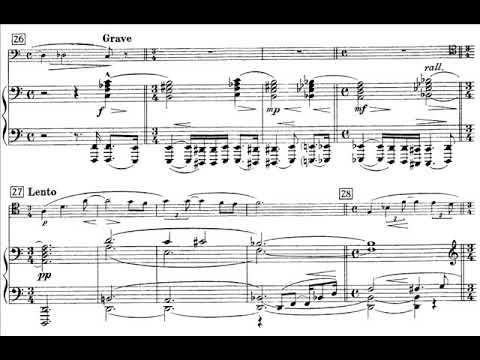 Erich Wolfgang Korngold - Cello Concerto, Op. 37 (1946) [Score-Video]