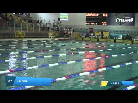 Serie 5 dei 200 Rana  Assoluti Femmine Master - Campionati Regionali Master 2015 VENETO e FRIULI VG