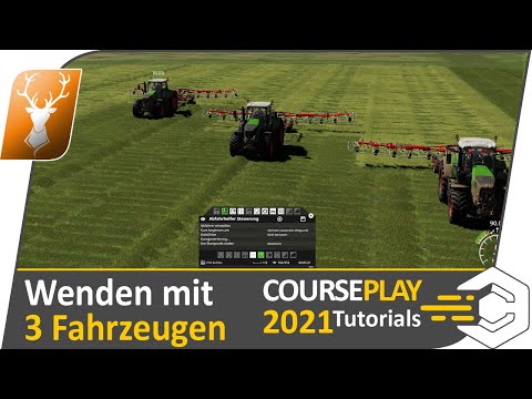 🚜 CoursePlay: Wenden im Fahrzeugverband // Einfach zum CP-Profi