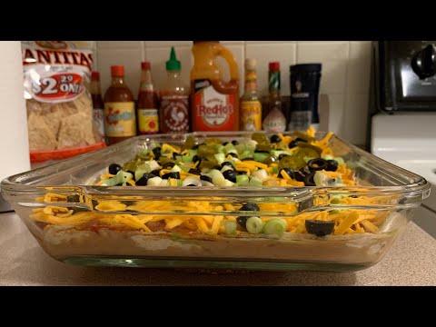 7 Layer Dip Recipe ~ What’s For Dinner?