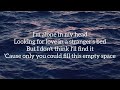 James Arthur Empty Space Acoustic Lyric Video