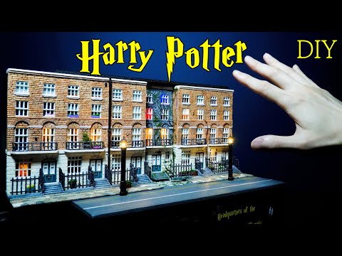 I Made Harry Potter Headquarters of the Order of the Phoenix diorama!!(grimmauld place 12)