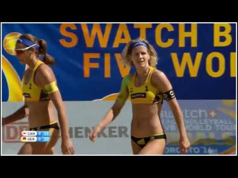 Bansley/Wilkerson CAN-Ludwig/Walkenhorst GER-SWATCH FIVB WORLD TOUR FINALS-Round of 16