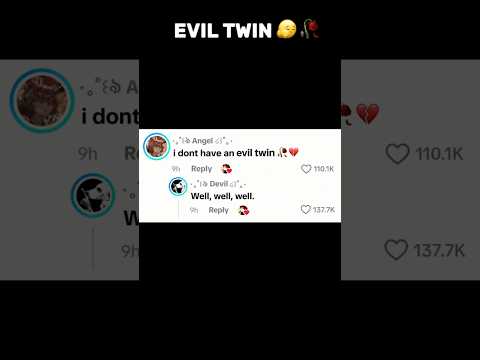Do you have an evil twin?😈| Join DISCORD Server🗣️| EVIL TWIN №4 #eviltwin #tiktok #funny