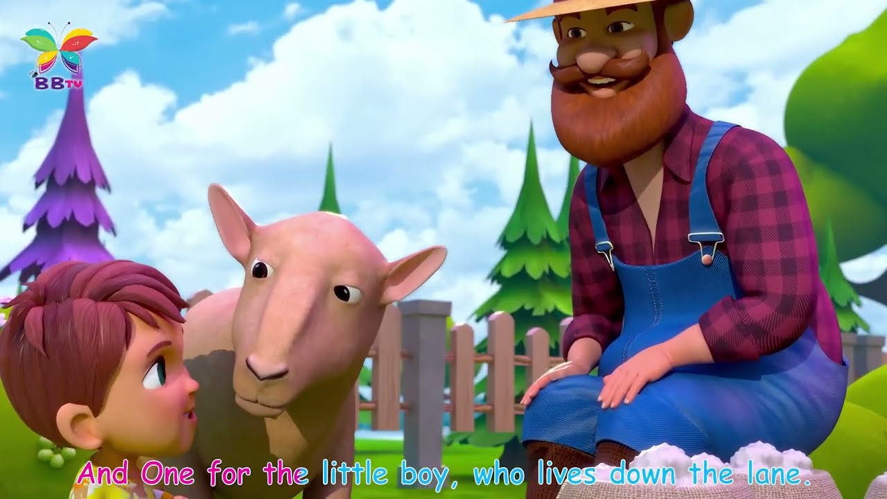 3D Kids Animation Ba Ba Black Sheep - Split Arts Technologies