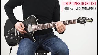 Video thumbnail for Ernie Ball Music Man Armada | Demo & Playthrough by ChoptonesOfficial
