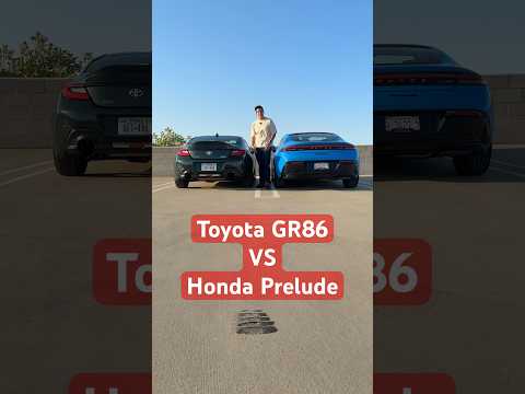 Thumbnail for Honda Versus Toyota, coupe edition (GR86 versus Prelude) #cars #2026prelude #gr86 by Toyota, Toyota GR86, Car