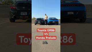 Honda Versus Toyota, coupe edition (GR86 versus Prelude) #cars #2026prelude #gr86