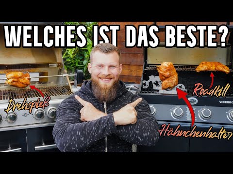 Ultimate Test! 3 Grilled Chicken Recipes Compared | Beer Can VS. Rotisserie VS. Roadkill Chicken