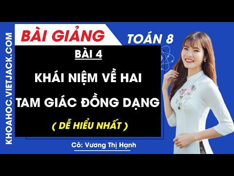 Lý thuyết Khái niệm hai tam giác đồng dạng lớp 8 (hay, chi tiết)