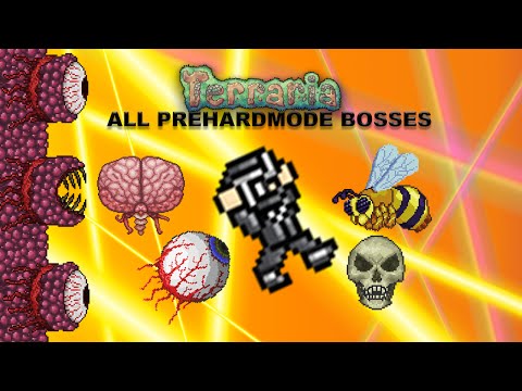 Terraria 1.2.4 ALL PRE-HARDMODE BOSS SPEEDRUN- WORLD RECORD!!! (SOLO)