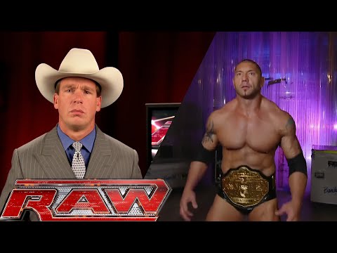 Batista & JBL hinter den Kulissen nach Cyber ​​Sunday RAW, 27. Oktober 2008