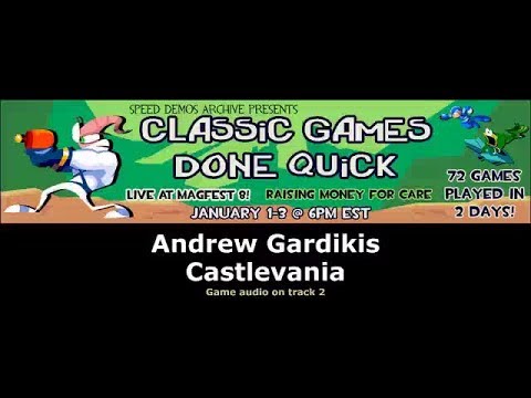 Classic Games Done Quick - Part 15 - Castlevania by andrewg
