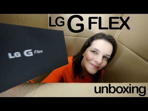 LG G Flex unboxing