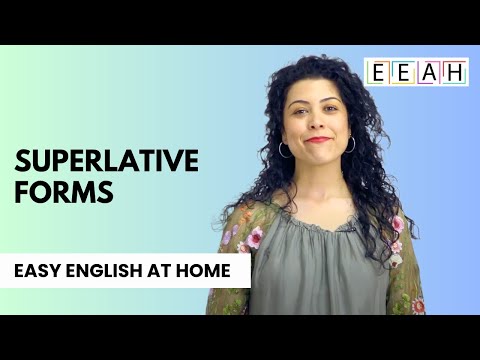 Elementary English #13: Superlative Forms | Easy English at Home