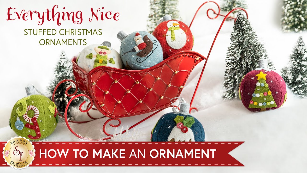 Felt Stocking Christmas Ornaments - Onion Rings & Things