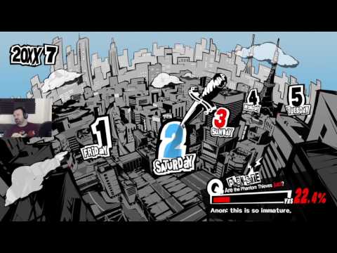 Persona 5 playthrough pt176 - Leveling Links and Skipping Class