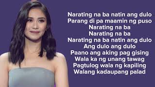 Dulo - Sarah Geronimo (Lyrics Video) | imYhalla 🍂