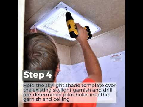 Duo How To: RV Skylight Shade Install