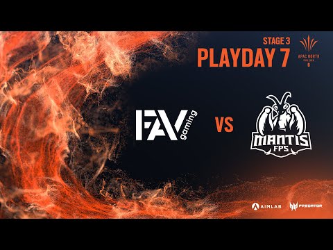 FAV GAMING vs MANTIS FPS // Rainbow Six APAC League 2021 - North Division Stage 3 - Playday #7