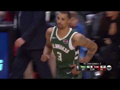 George Hill All Game Actions 05/19/19 Milwaukee Bucks vs Toronto Raptors Game 3 Highlights