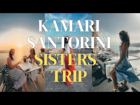 Kamari Santorini | Sisters Trip | Vlog 1 | Girl Going Global