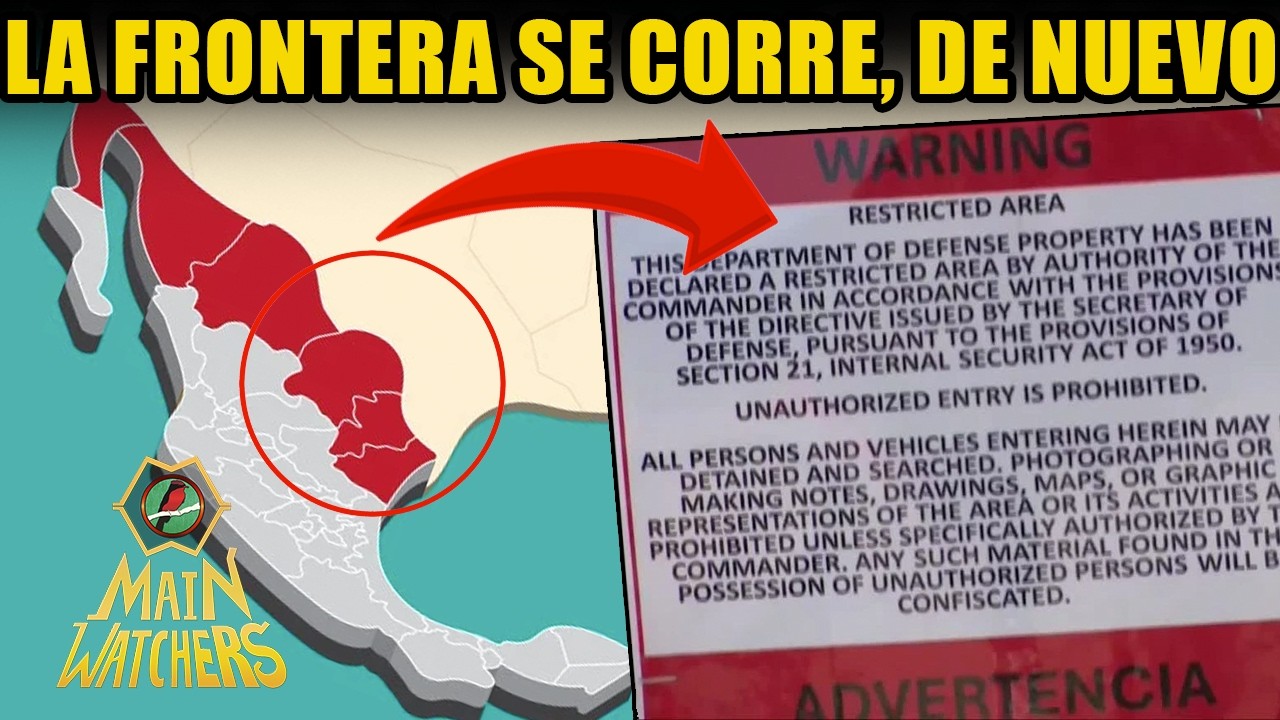 USA quiere EXPANDIR su FRONTERA sobre MÉXICO