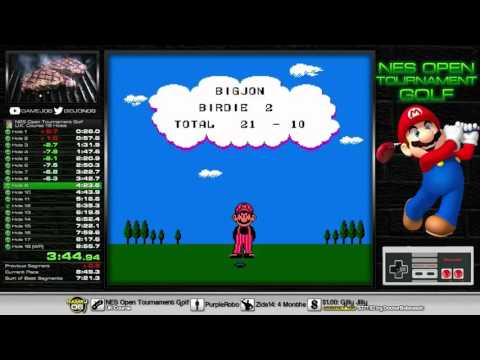 NES Open Tournament Golf in 8:46.2