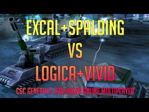 ExCaL+Spalding vs LoGiCa+ViViD - 2v2 Tournament - C&C Generals Zero Hour