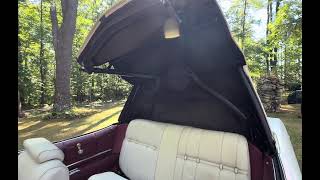 1974 Buick LeSabre Convertible Top Operating Up