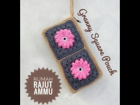 VIDEO Tutorial Tas Rajut Granny Square Terlengkap