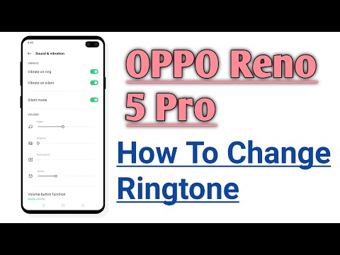 OPPO Reno 5 Pro How To Change Ringtones