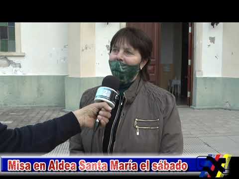 Clelia Hergenreder, Pte. comunal de Aldea Santa María - Hablamos con ella tras la Misa del sábado
