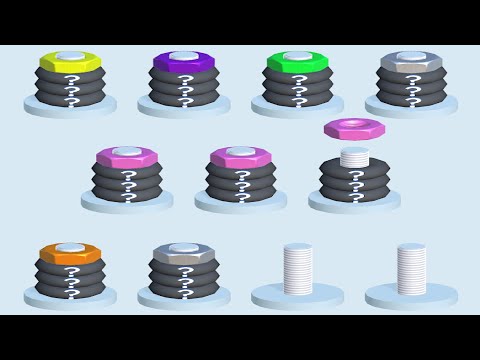 Nuts And Bolts Sort - Gameplay New Mobile Games 2023 Android Ios - YouTube