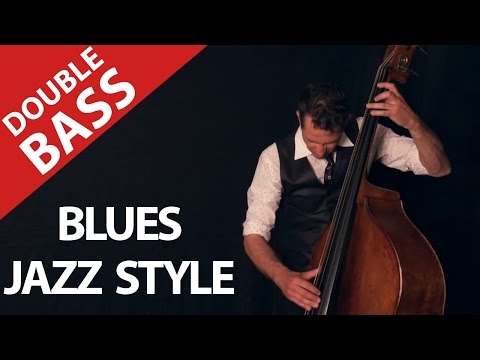 Double bass, upright bass, Contrebasse, Blues, by Stephane Barral Video